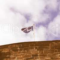 Scottish flag vintage