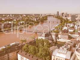 Aerial view of Frankfurt vintage