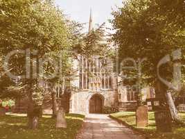 Holy Trinity church in Stratford upon Avon vintage