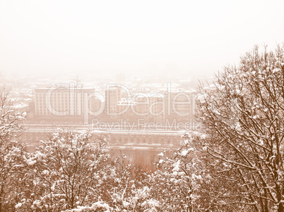 Turin view vintage