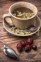 healing with chamomile broth