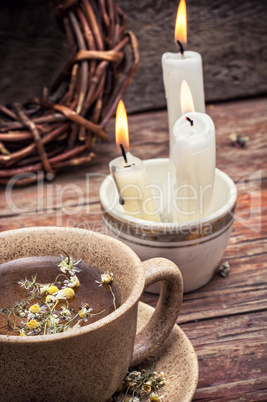 healing with chamomile broth