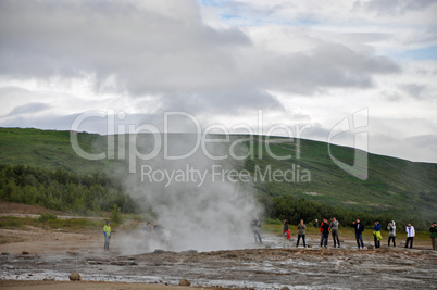 Geysir Strokkur, Island