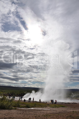 Geysir Strokkur, Island