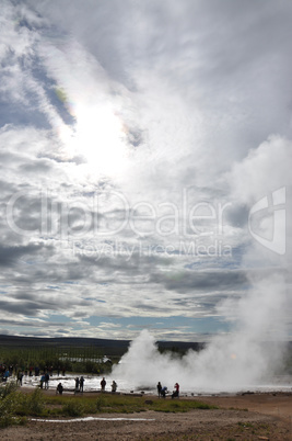 Geysir Strokkur, Island