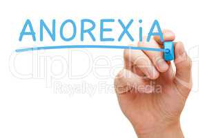 Anorexia Blue Marker