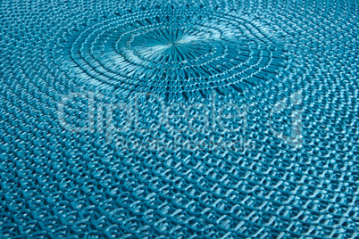Woven cloth made of synthetic fibers