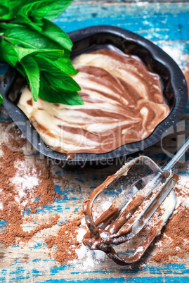 process of making coffee cupcakes