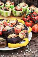 stuffed mushrooms