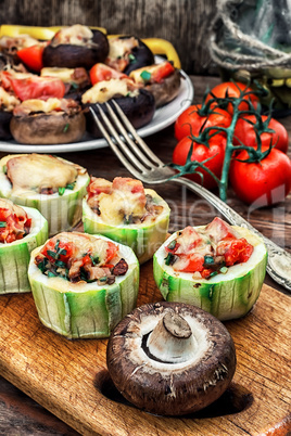 stuffed zucchini