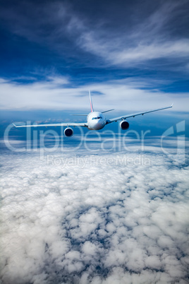 Passenger Airliner in the sky