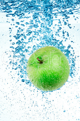 Green Apple in the Water.