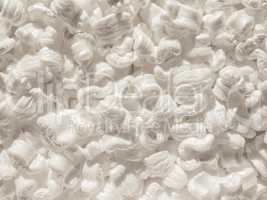 White polystyrene beads background