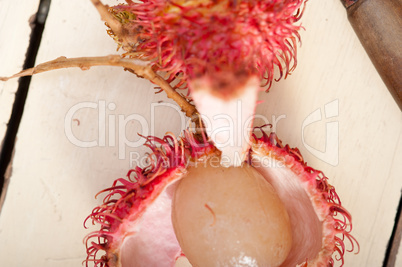 fresh rambutan fruits