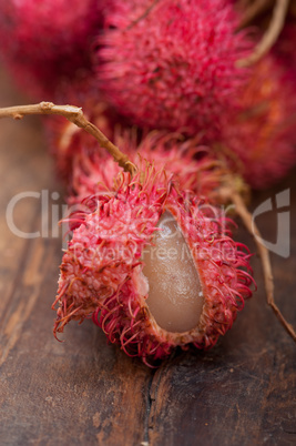 fresh rambutan fruits