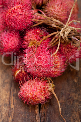 fresh rambutan fruits