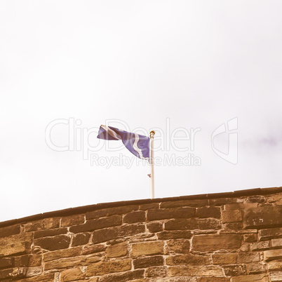 Scottish flag vintage