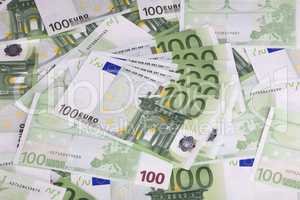 europe euros banknote of hundreds