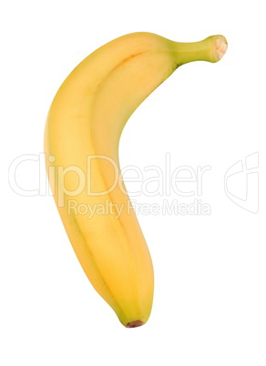 Yellow Banana Isolated Yellow Banana Isolated