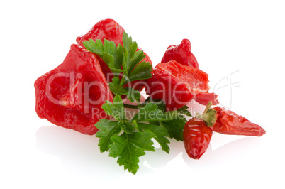 Red peppers