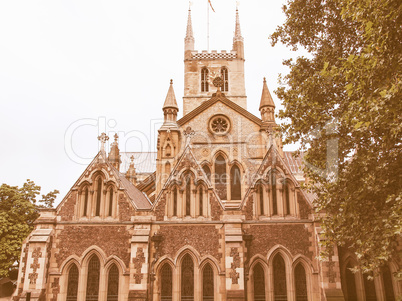 Southwark Cathedral, London vintage