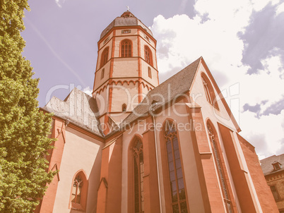 St Stephan church Mainz vintage