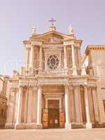 Santa Cristina and San Carlo church vintage