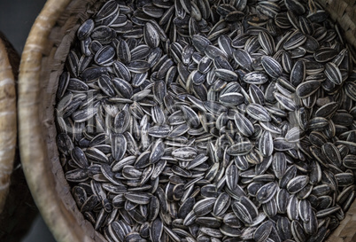 Striped sunflower seeds