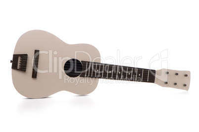 Beige guitar toy