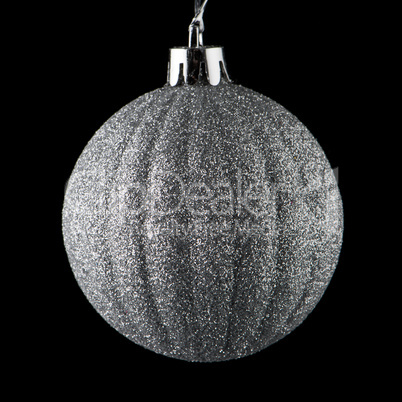 Silver Christmas ball