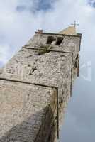 Kirchturm in Bale, Istrien, Kroatien