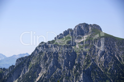 View to Bavyrian Alps, mountain Saeuling