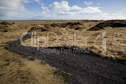 Wide lens capture of Iceland, peninsula Snaefellsness