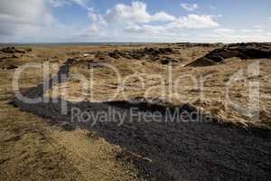 Wide lens capture of Iceland, peninsula Snaefellsness