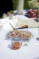 Decoration of a Persian wedding table