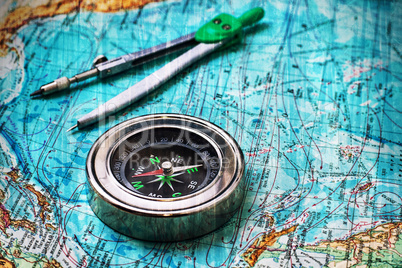 Map and compass