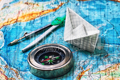 map and compass