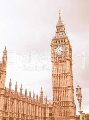 Houses of Parliament vintage