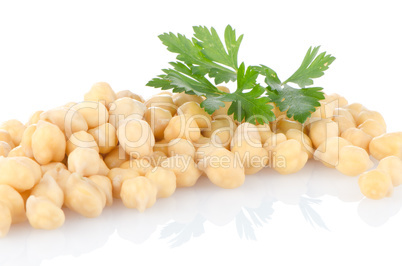 Pile of chickpeas