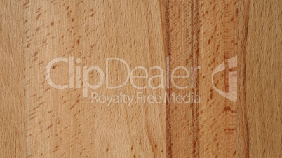 Close up of neutral brown freshly processed beech plank