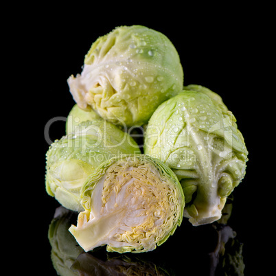 Fresh brussels sprouts