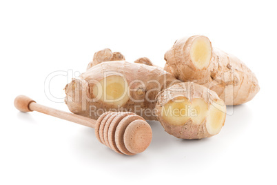 Ginger root and drizzler