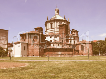 San Lorenzo church, Milan vintage