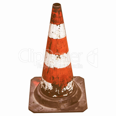 Traffic cone vintage