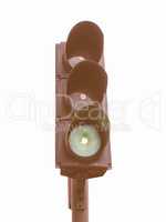 Traffic light semaphore vintage