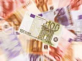 Euro money vintage