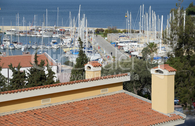 Marina in Kusadasi, Türkei