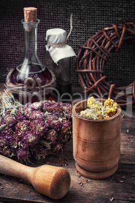 harvesting of medicinal herbs