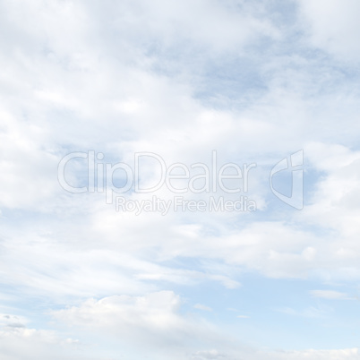 white cloud on blue sky