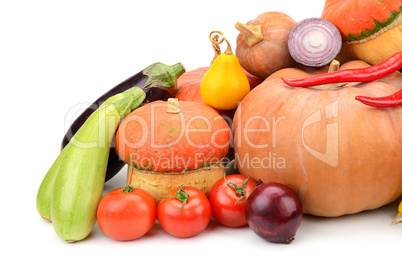 collection fresh vegetables